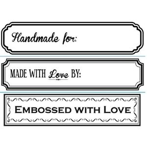 Darice 3-pk embossing borders - HANDMADE BY
